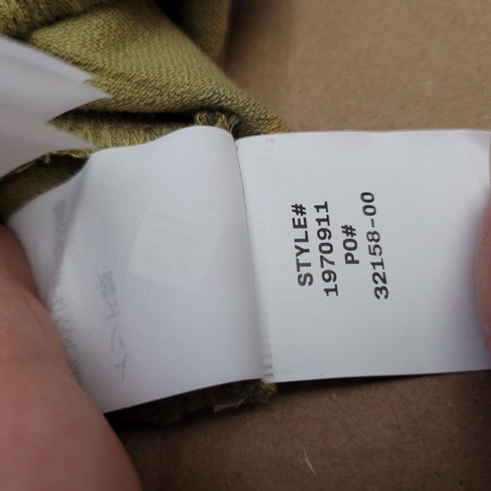 NWT Prana Womens Sz XL little Palm Cami sweet grass meadow green Cotton crop Top - Picture 7 of 7